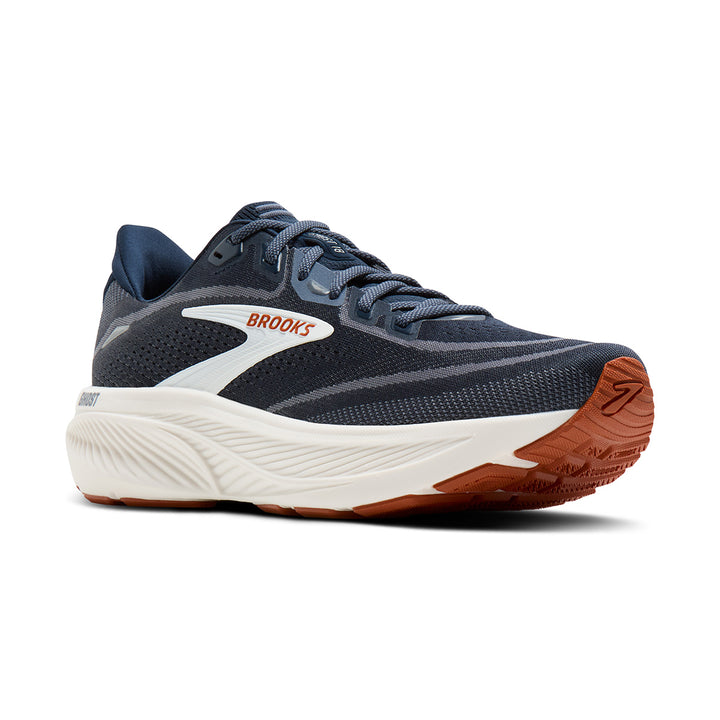 Brooks Ghost 18 Mens | Navy Blazer/red Earth/blue