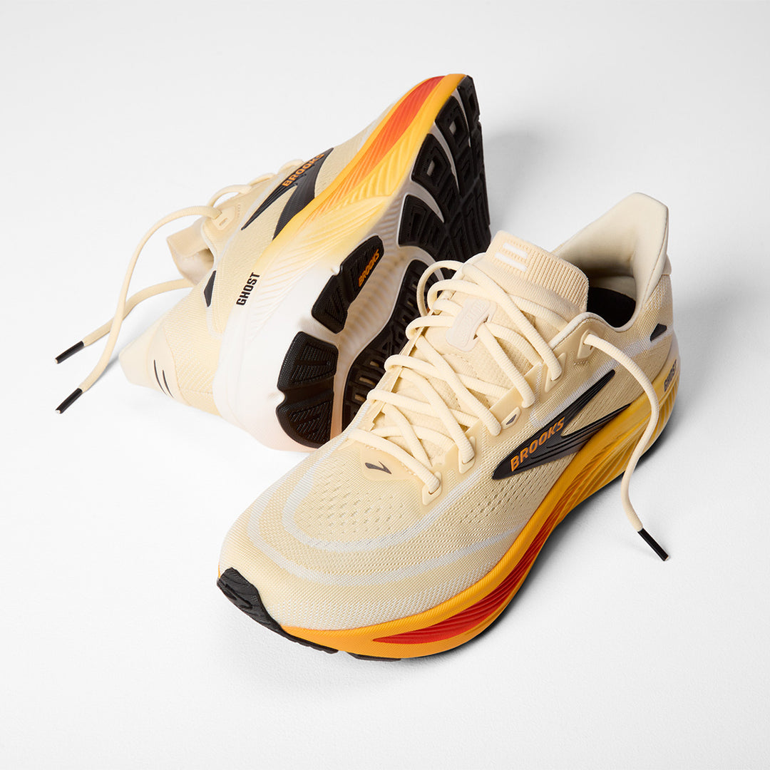 Brooks Ghost 18 Mens | Rutabaga/tigerlily/orange