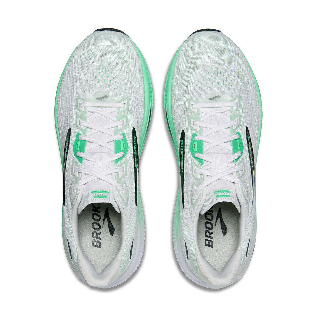 Brooks Ghost 18 Mens | White/spring Bud/spruce