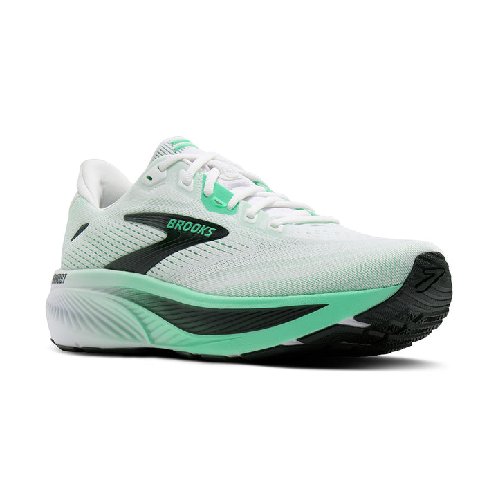 Brooks Ghost 18 Mens | White/spring Bud/spruce