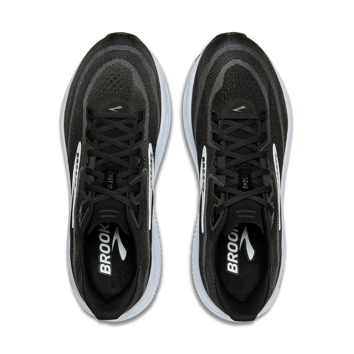 Brooks Ghost 18 Mens | Black/grey/white