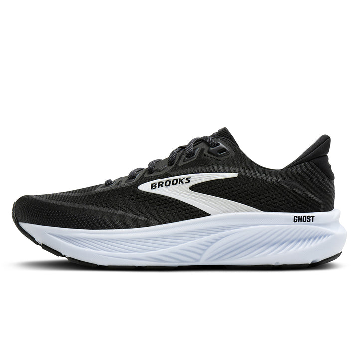 Brooks Ghost 18 Mens | Black/grey/white