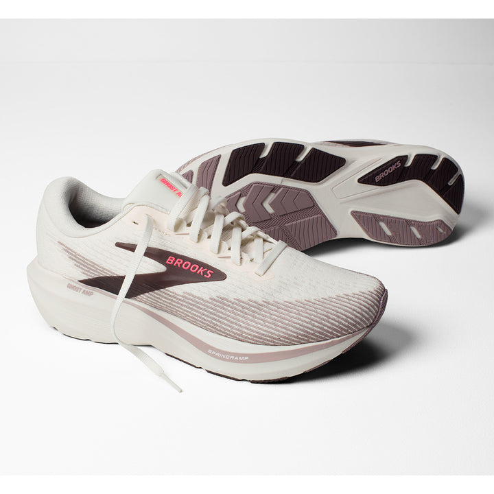 Brooks Ghost AMP Womens | Arctic Wolf/dove/pink