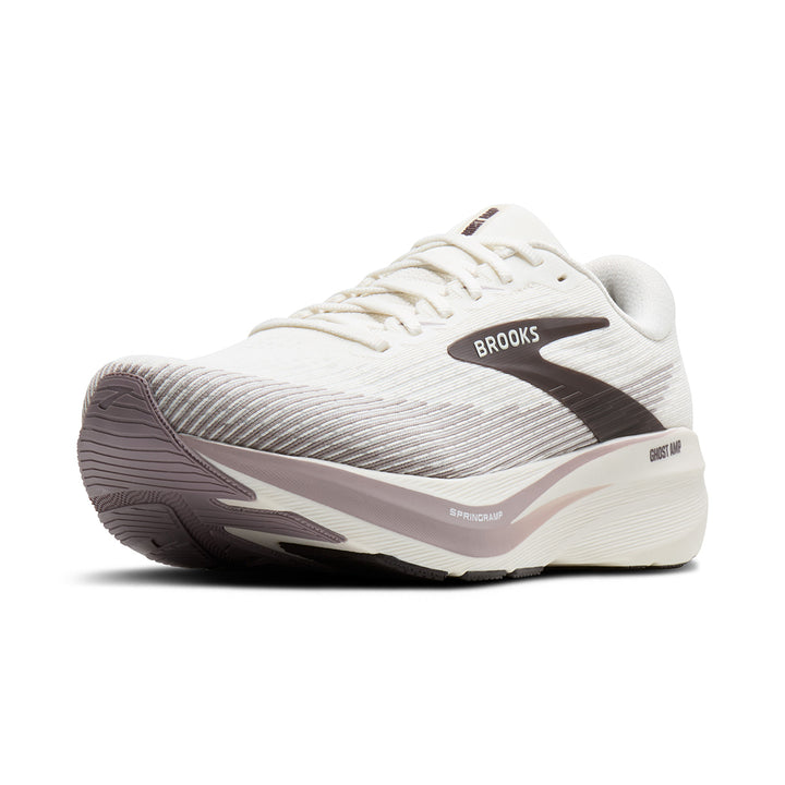 Brooks Ghost Amp Mens | Coconut/purple Dove/raisin