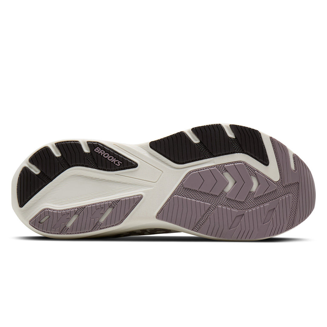Brooks Ghost Amp Mens | Coconut/purple Dove/raisin