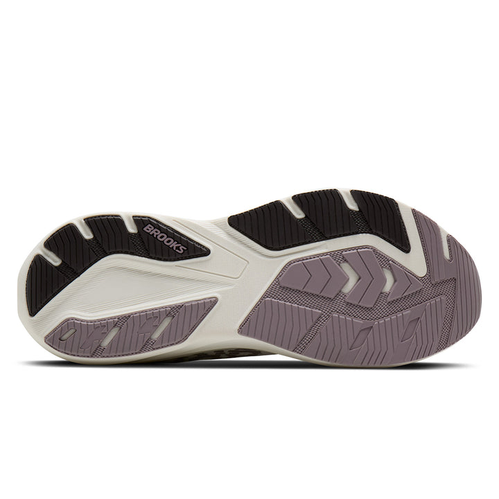 Brooks Ghost Amp Mens | Coconut/purple Dove/raisin