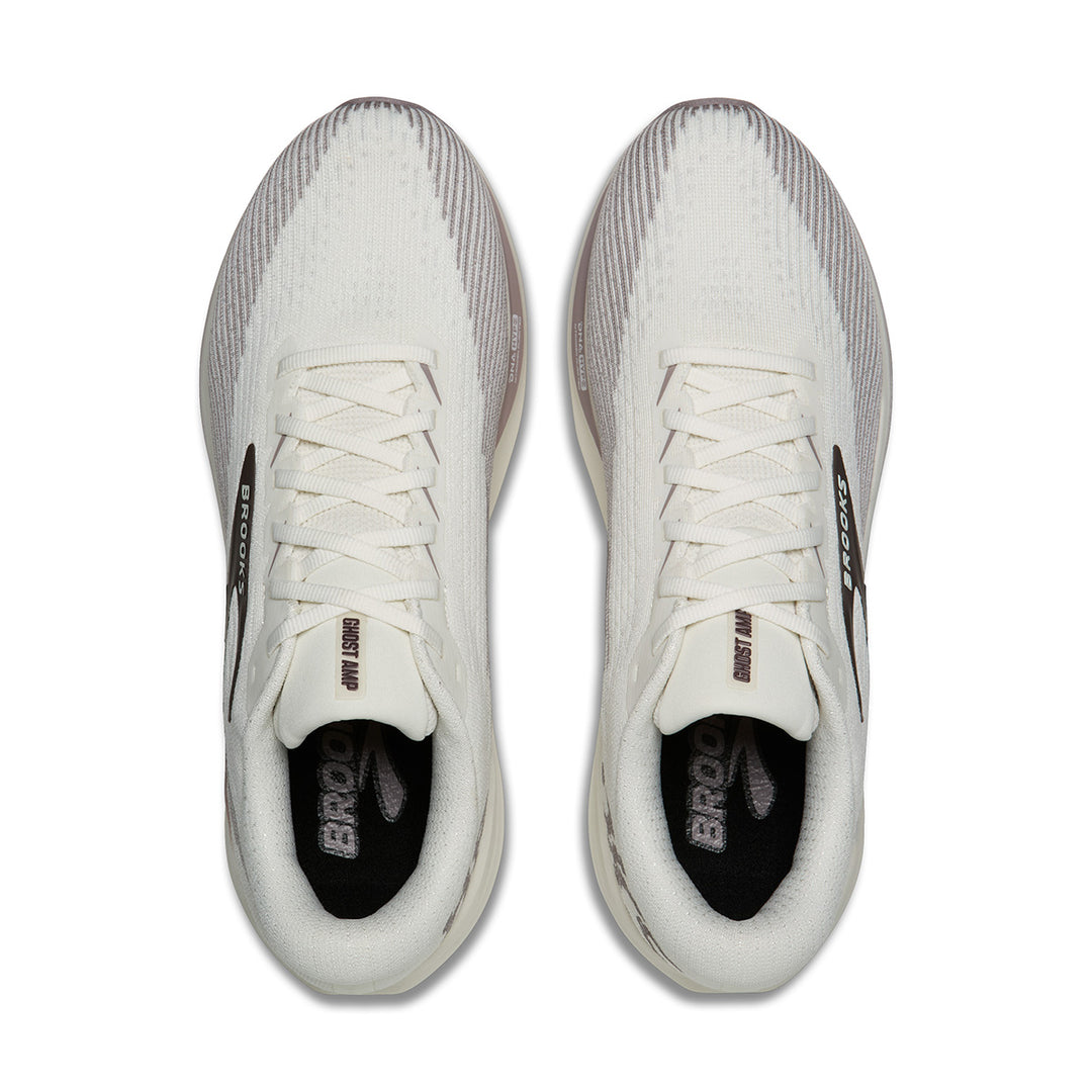 Brooks Ghost Amp Mens | Coconut/purple Dove/raisin