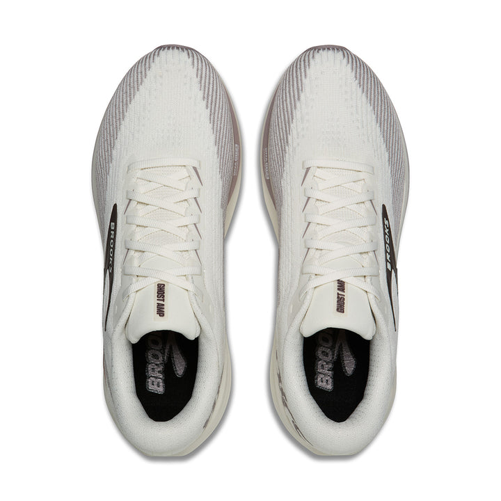 Brooks Ghost Amp Mens | Coconut/purple Dove/raisin