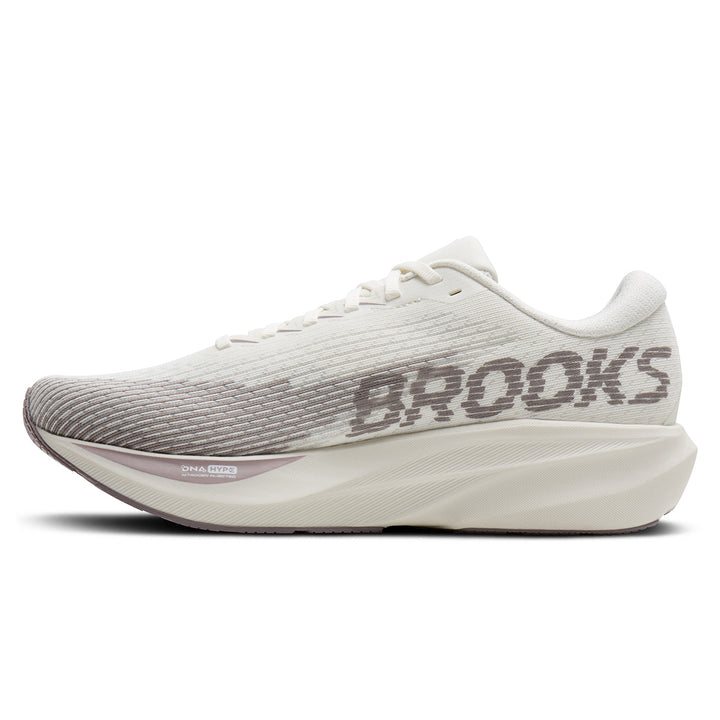 Brooks Ghost Amp Mens | Coconut/purple Dove/raisin