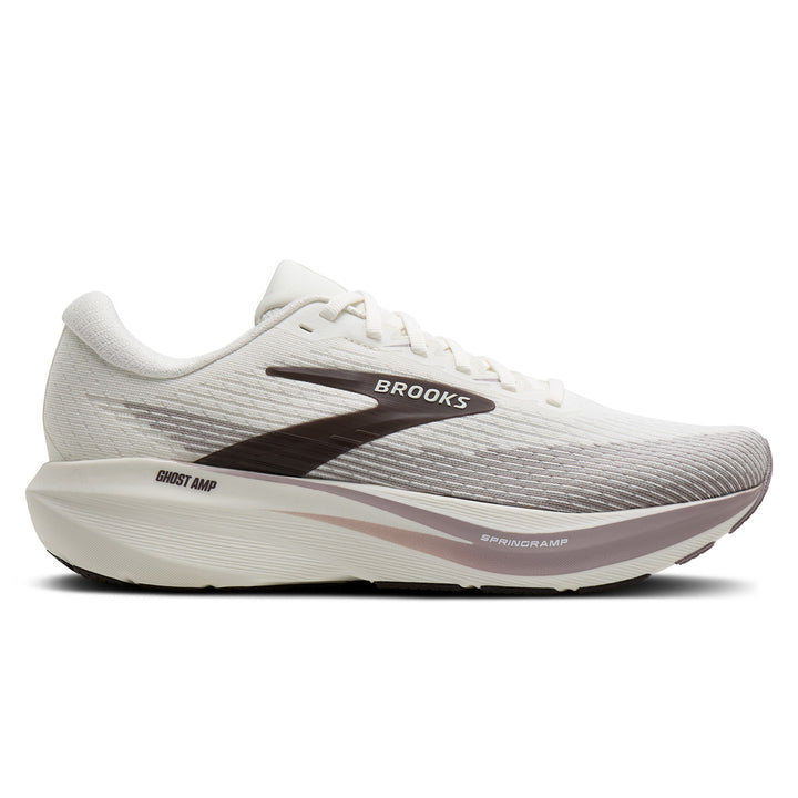 Brooks Ghost Amp Mens | Coconut/purple Dove/raisin