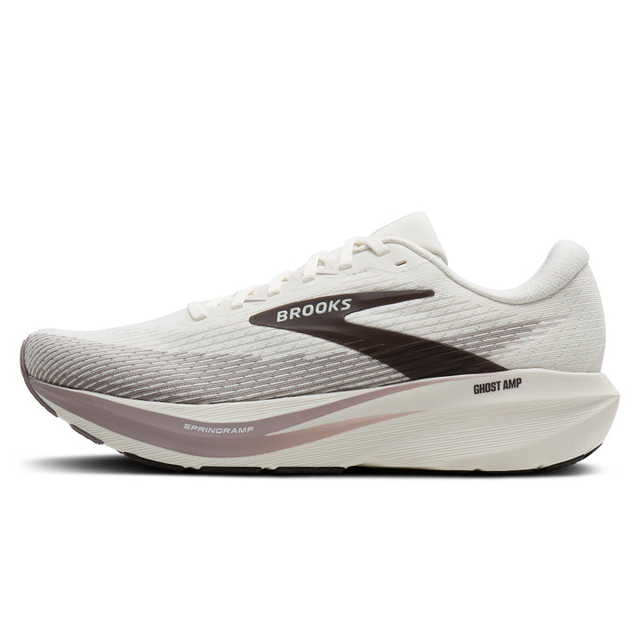 Brooks Ghost Amp Mens | Coconut/purple Dove/raisin
