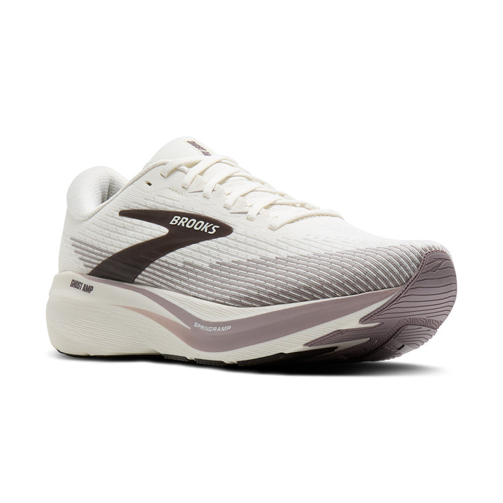 Brooks Ghost Amp Mens | Coconut/purple Dove/raisin