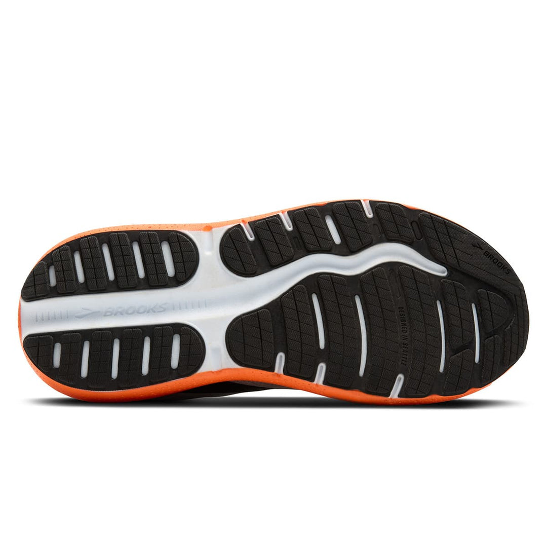 Brooks Ghost Max 2 Mens | Oyster Mushroom/orange/teal