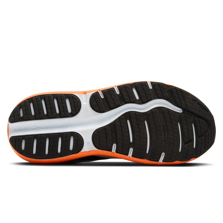 Brooks Ghost Max 2 Mens | Oyster Mushroom/orange/teal