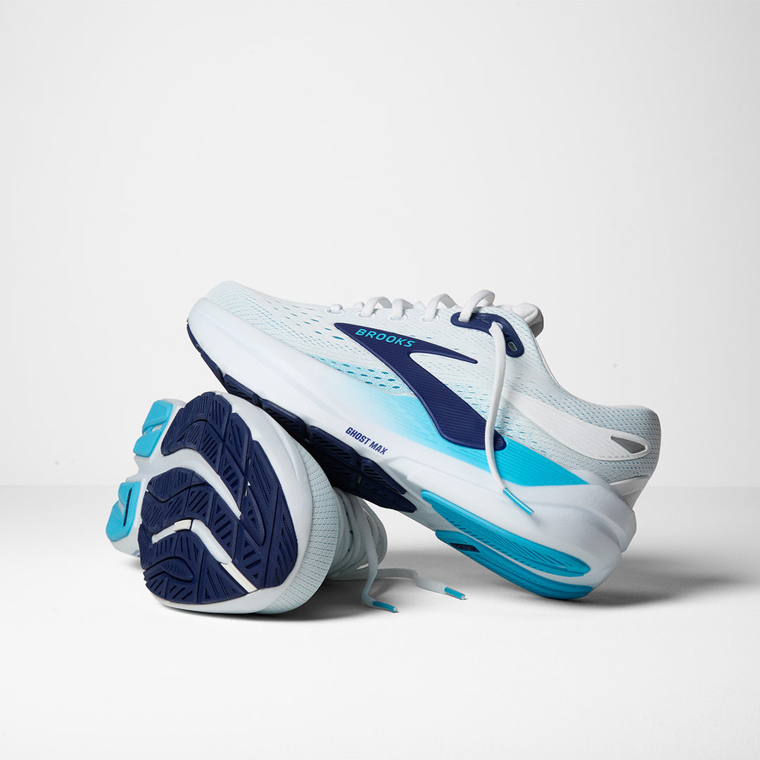 Brooks Ghost Max 3 Mens | Bright White/beacon Blue/teal