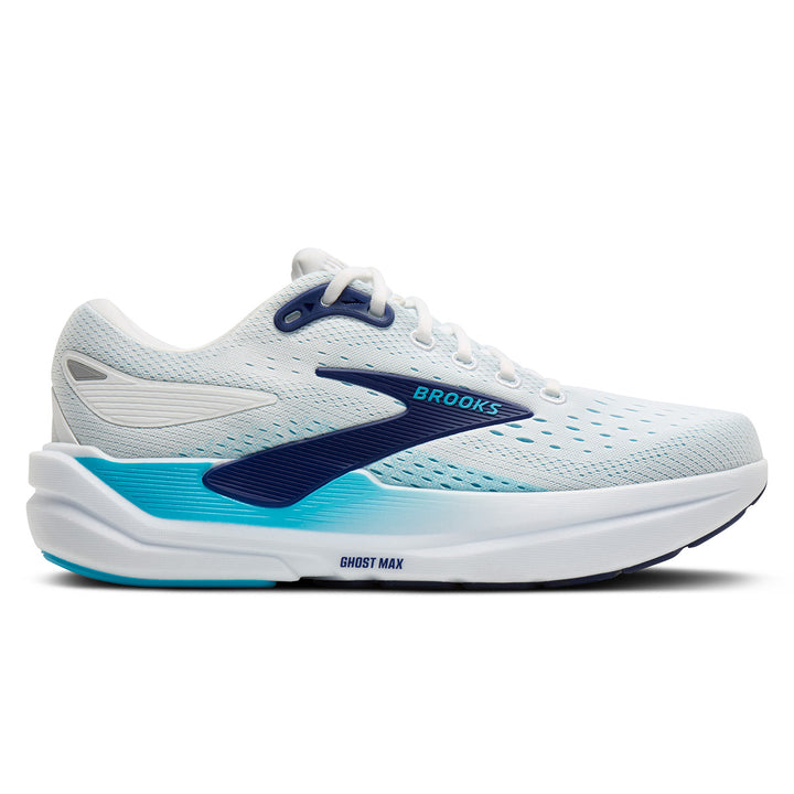 Brooks Ghost Max 3 Mens | Bright White/beacon Blue/teal