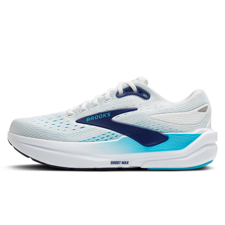 Brooks Ghost Max 3 Mens | Bright White/beacon Blue/teal