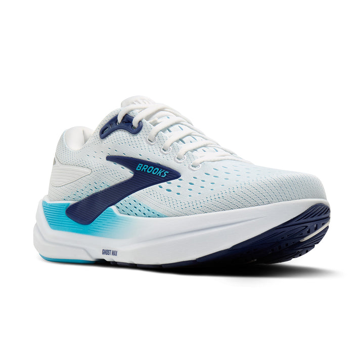 Brooks Ghost Max 3 Mens | Bright White/beacon Blue/teal