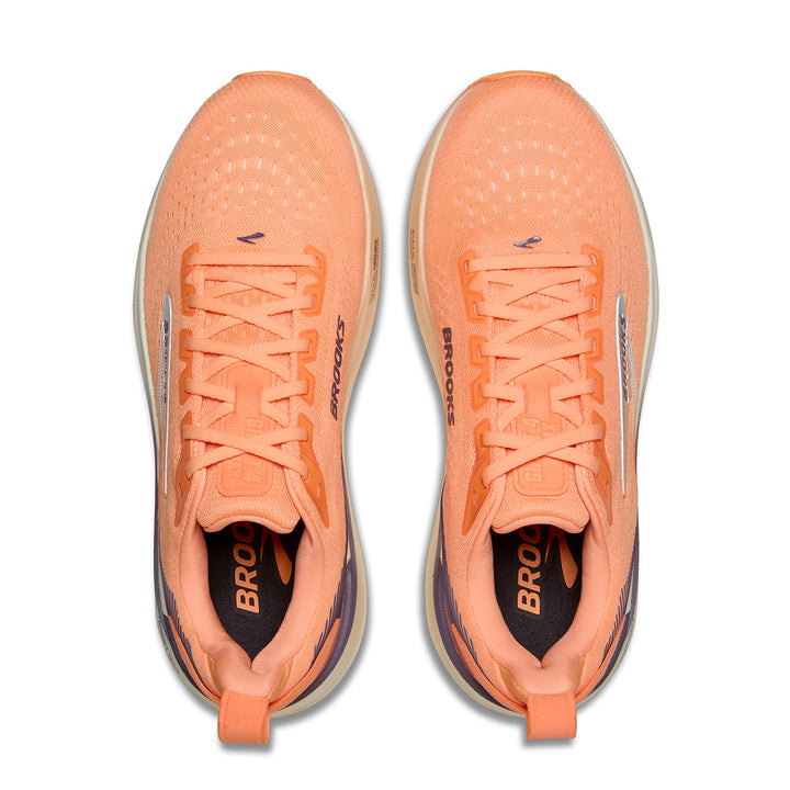 Brooks Ghost Max 4 Womens | Cyber Peach/grape/bluewash