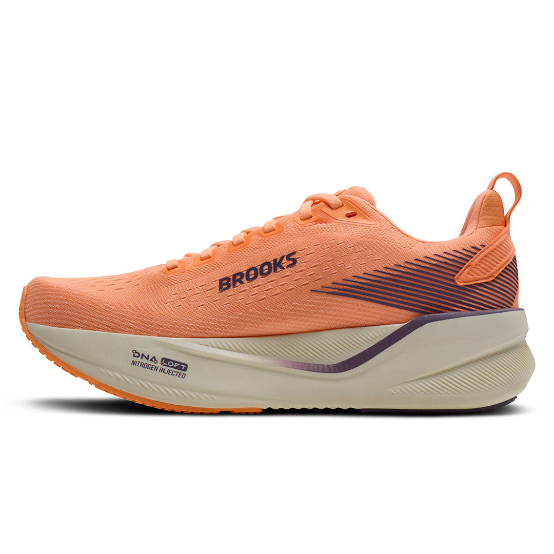 Brooks Ghost Max 4 Womens | Cyber Peach/grape/bluewash