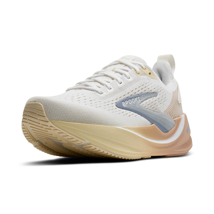 Brooks Ghost Max 4 Womens | White/rose/rutabaga