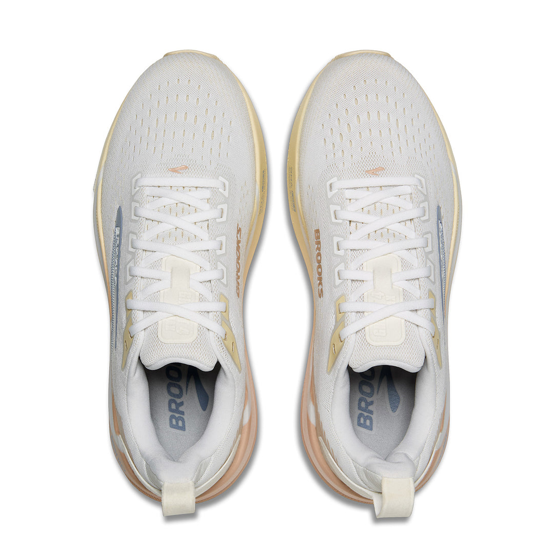 Brooks Ghost Max 4 Womens | White/rose/rutabaga