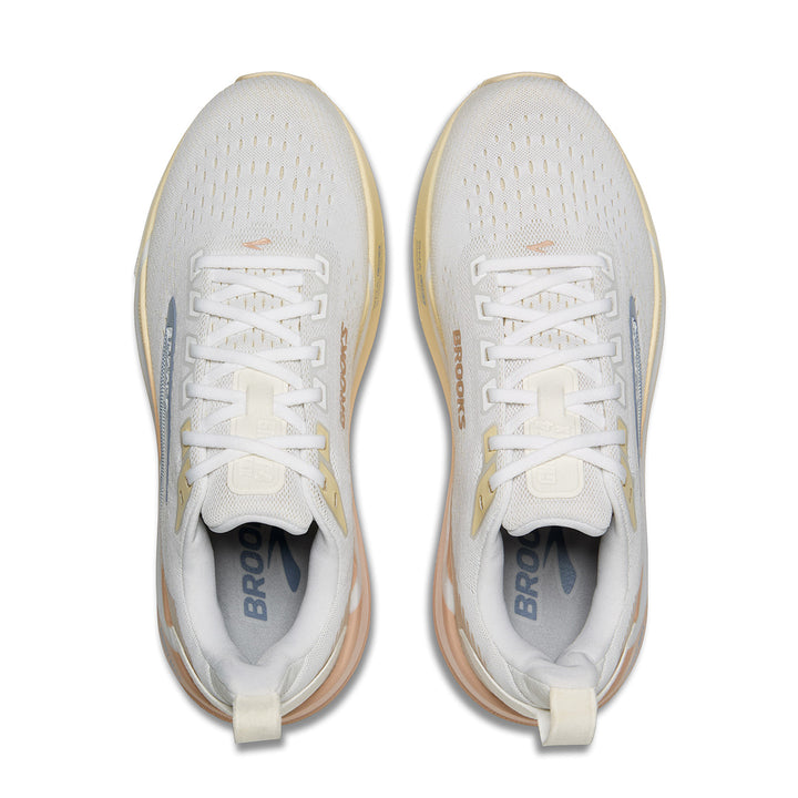 Brooks Ghost Max 4 Womens | White/rose/rutabaga