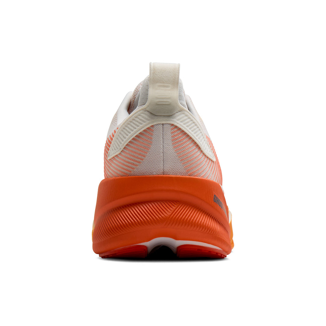 Brooks Ghost Max 4 Mens | White/orange/red