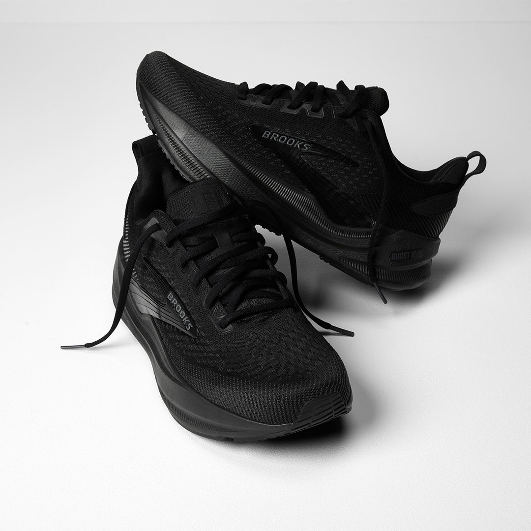 Brooks Ghost Max 4 Mens | Black/black/ebony
