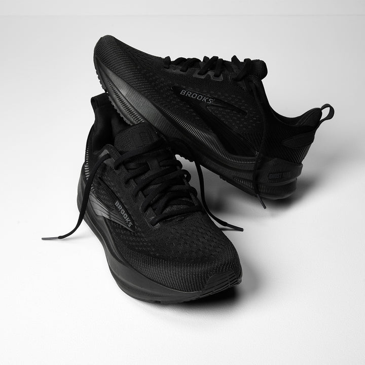 Brooks Ghost Max 4 Mens | Black/black/ebony
