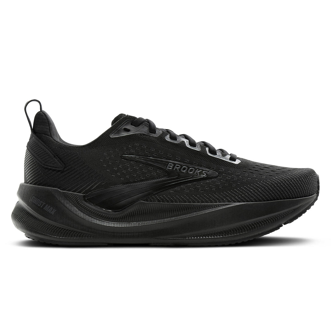 Brooks Ghost Max 4 Mens | Black/black/ebony