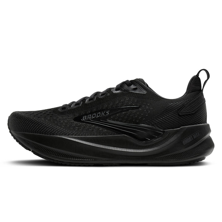 Brooks Ghost Max 4 Mens | Black/black/ebony