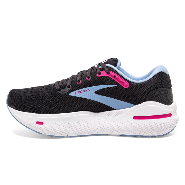 Brooks Ghost Max Womens | Ebony/open Air/lilac Rose