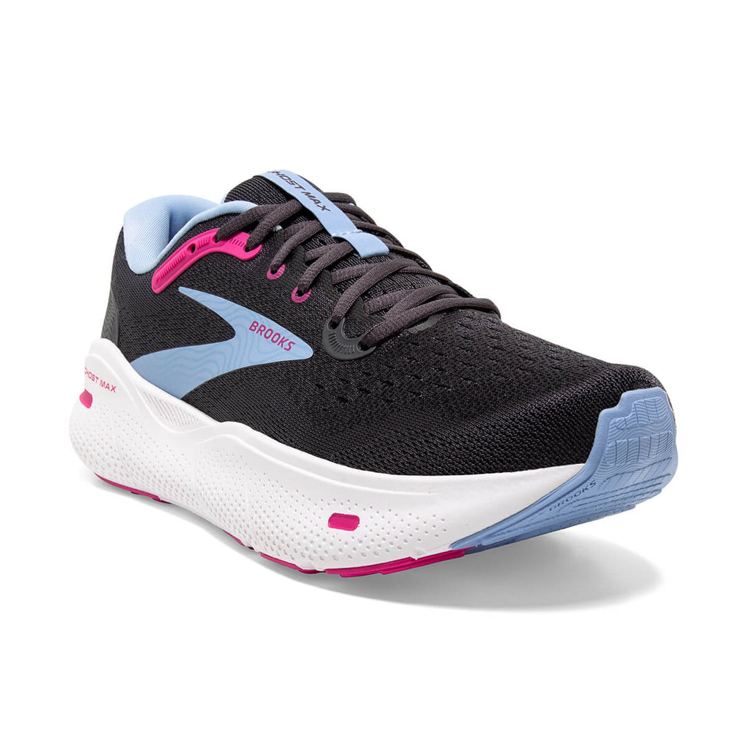 Brooks Ghost Max Womens | Ebony/open Air/lilac Rose