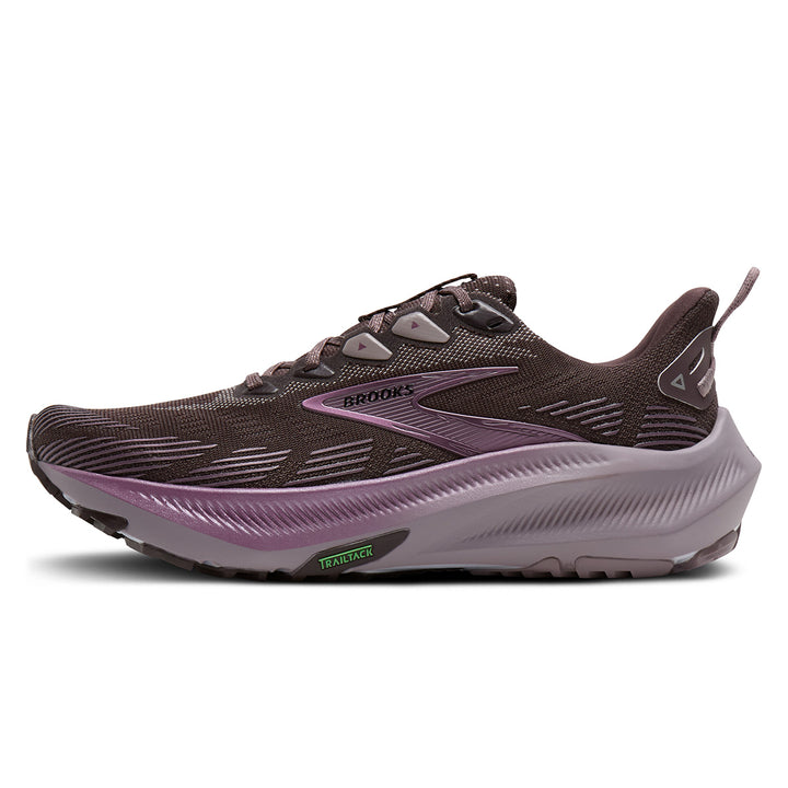 Brooks Ghost Trail Womens | Raisin/purple/metallic