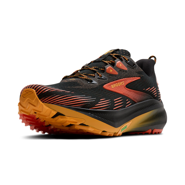 Brooks Ghost Trail Mens | Black/red/orange