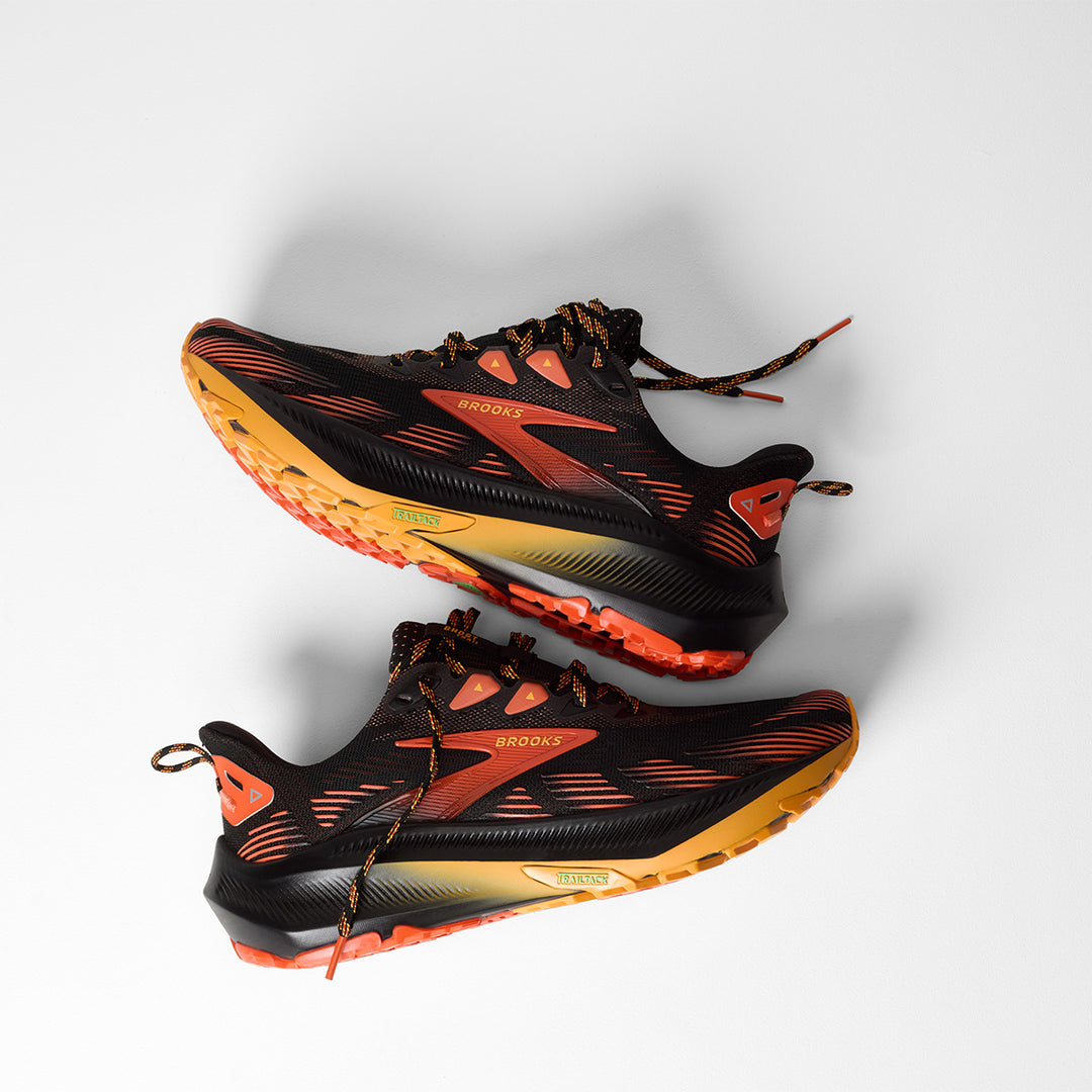 Brooks Ghost Trail Mens | Black/red/orange