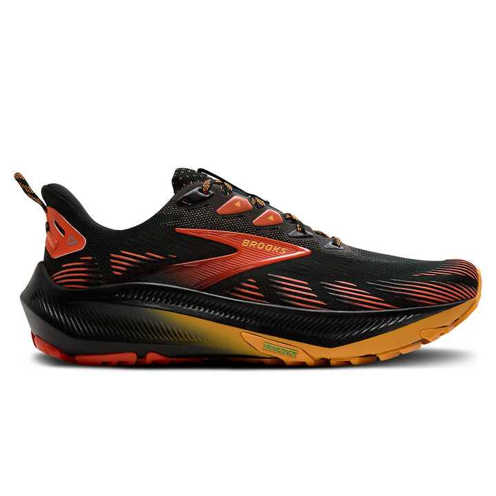 Brooks Ghost Trail Mens | Black/red/orange