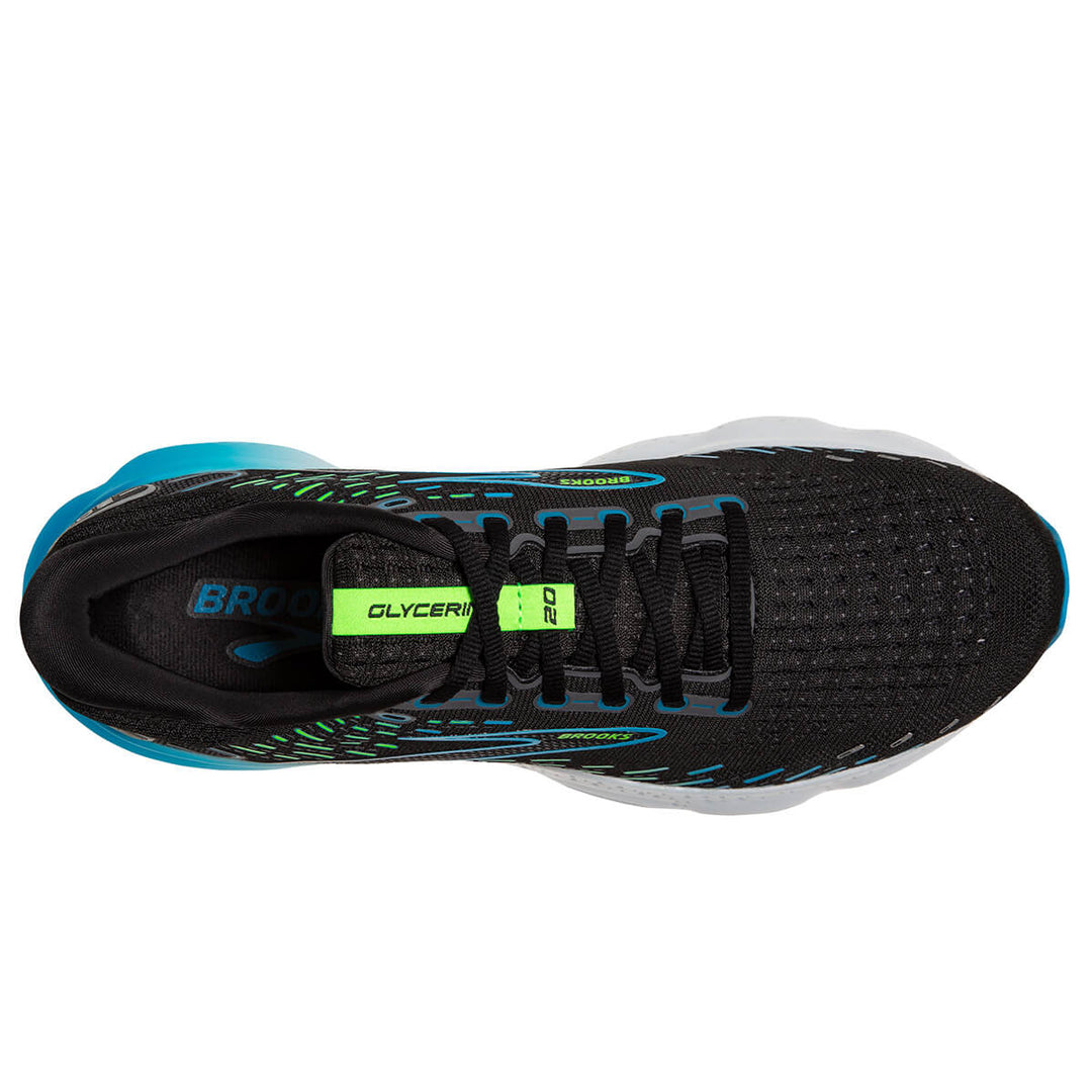 Brooks Glycerin 20 Mens Black hawaiian Ocean | top