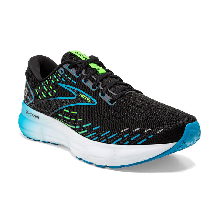 Brooks Glycerin 20 Mens Black hawaiian Ocean | front