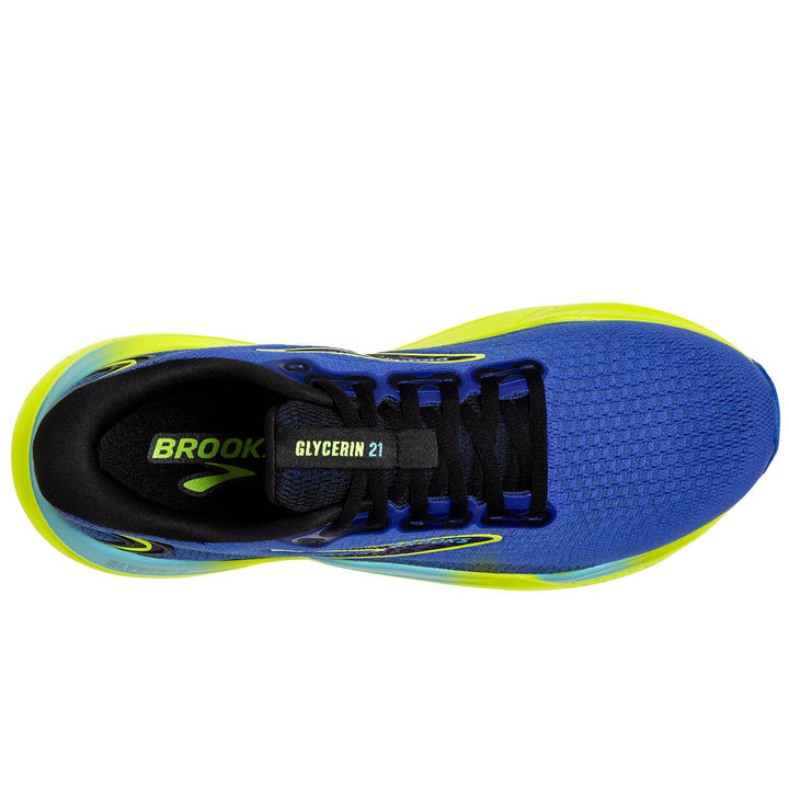 Brooks Glycerin 21 Mens Running Shoes | Blue/nightlife | top