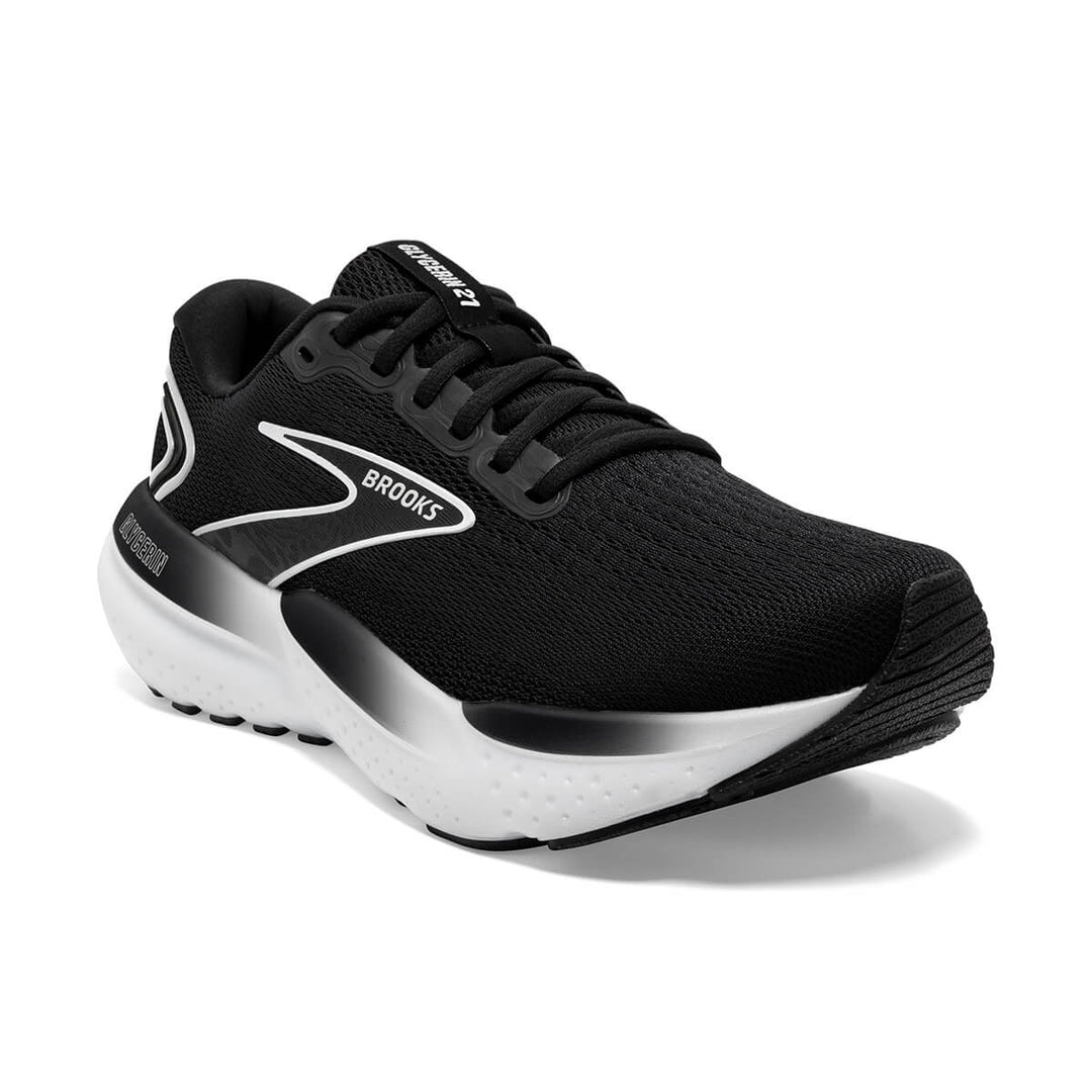 Brooks Glycerin 21 Mens Running Shoes | Black | front mesh