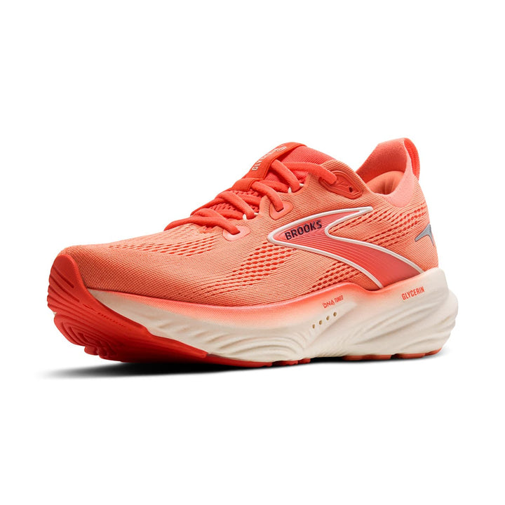 Brooks Glycerin 22 Womens | Desert Flower/hot Coral/milk