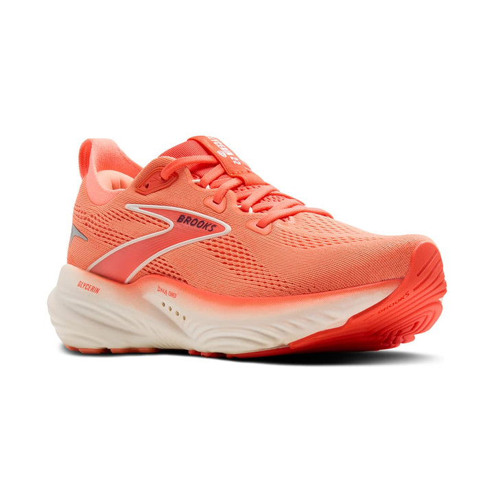 Brooks Glycerin 22 Womens | Desert Flower/hot Coral/milk