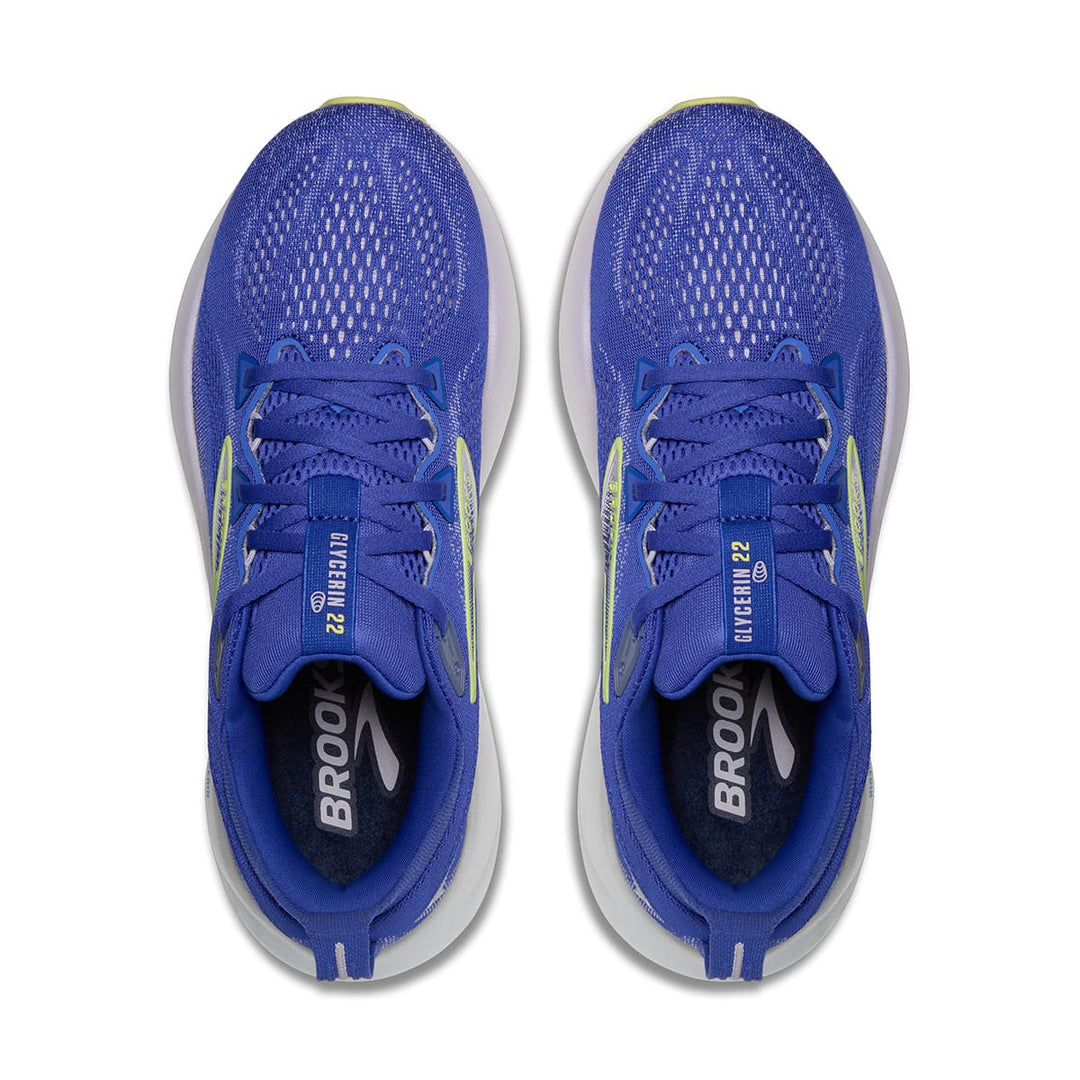 Brooks Glycerin 22 Womens | Amparo Blue/hyper Iris/yellow