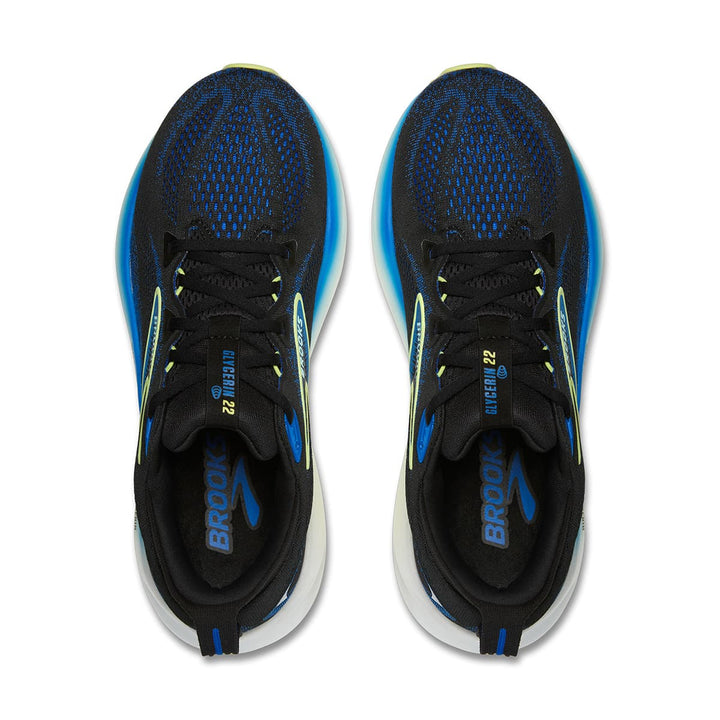 Brooks Glycerin 22 Mens | Black/cobalt/neo Yellow