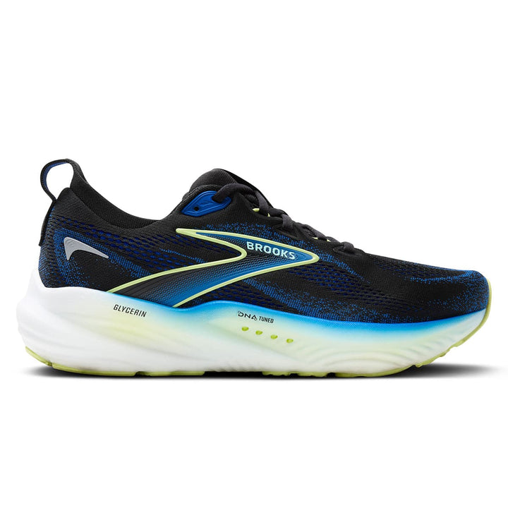 Brooks Glycerin 22 Mens | Black/cobalt/neo Yellow