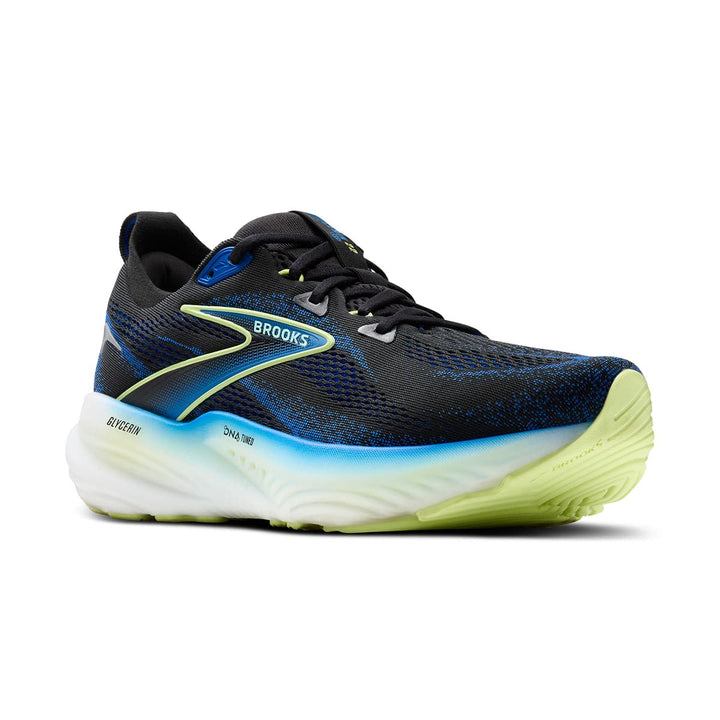 Brooks Glycerin 22 Mens | Black/cobalt/neo Yellow