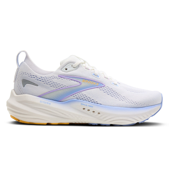 Brooks Glycerin 22 Womens | White/Blue Heron/Apricot