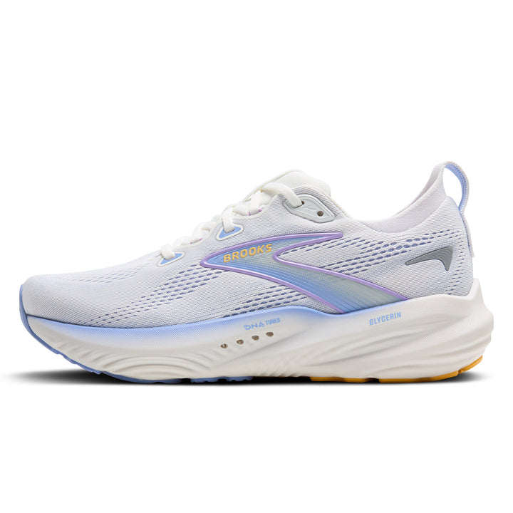Brooks Glycerin 22 Womens | White/Blue Heron/Apricot